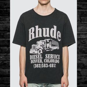 RHUDE Oversized Diesel Service T-Shirt